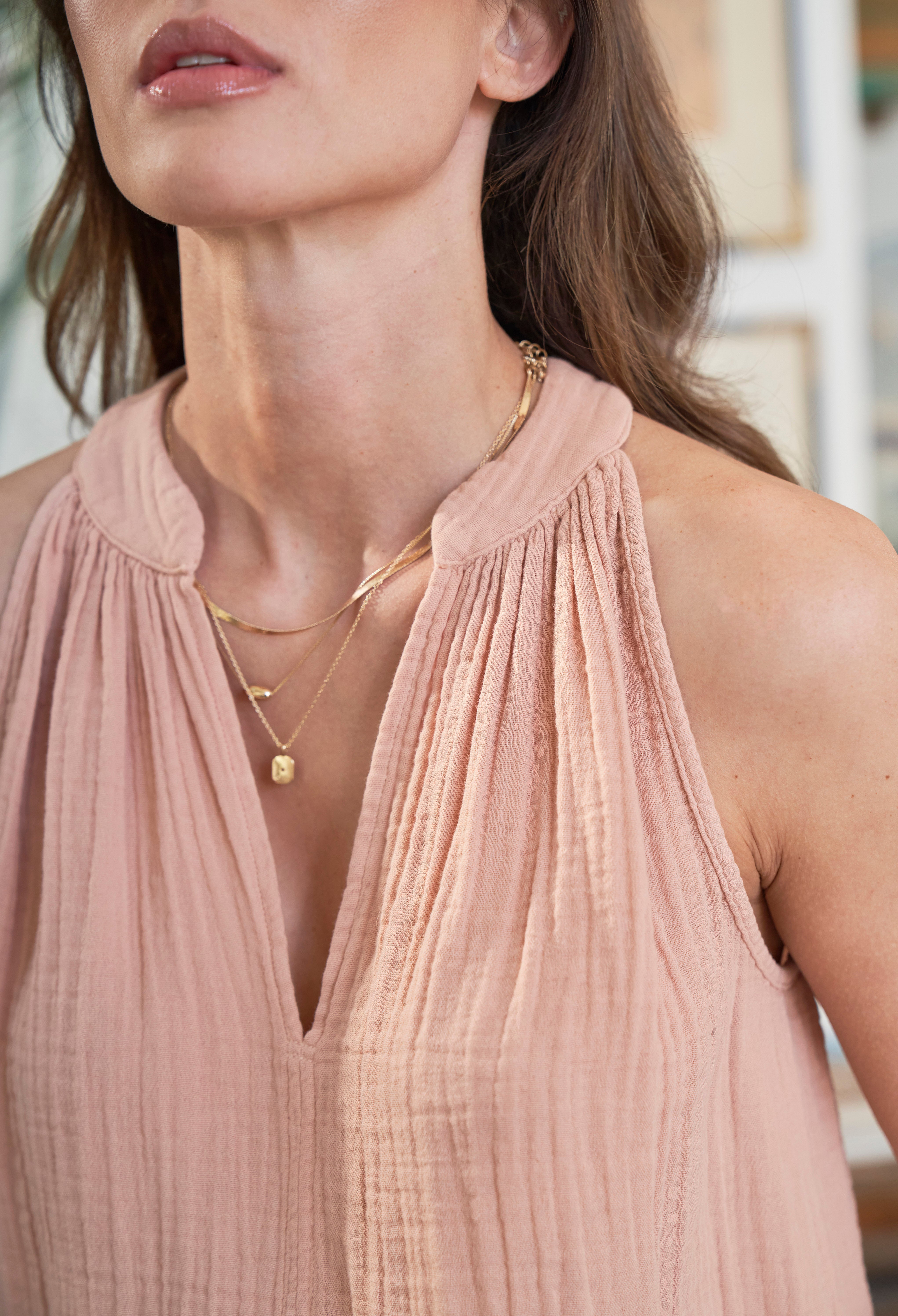 Sedona Sleeveless Gauze Top - Sale