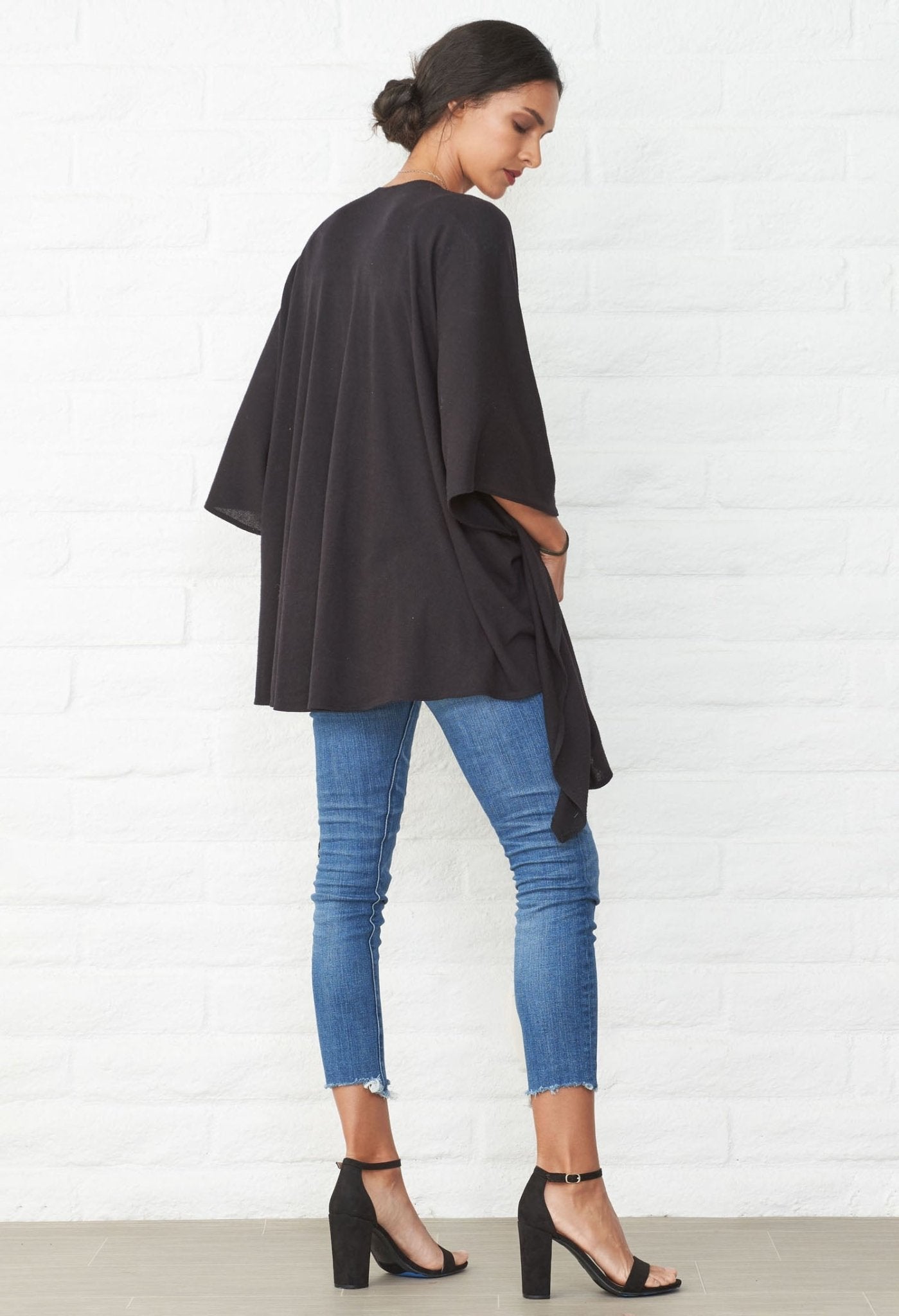 Black Kimono Cardi - ocean+main