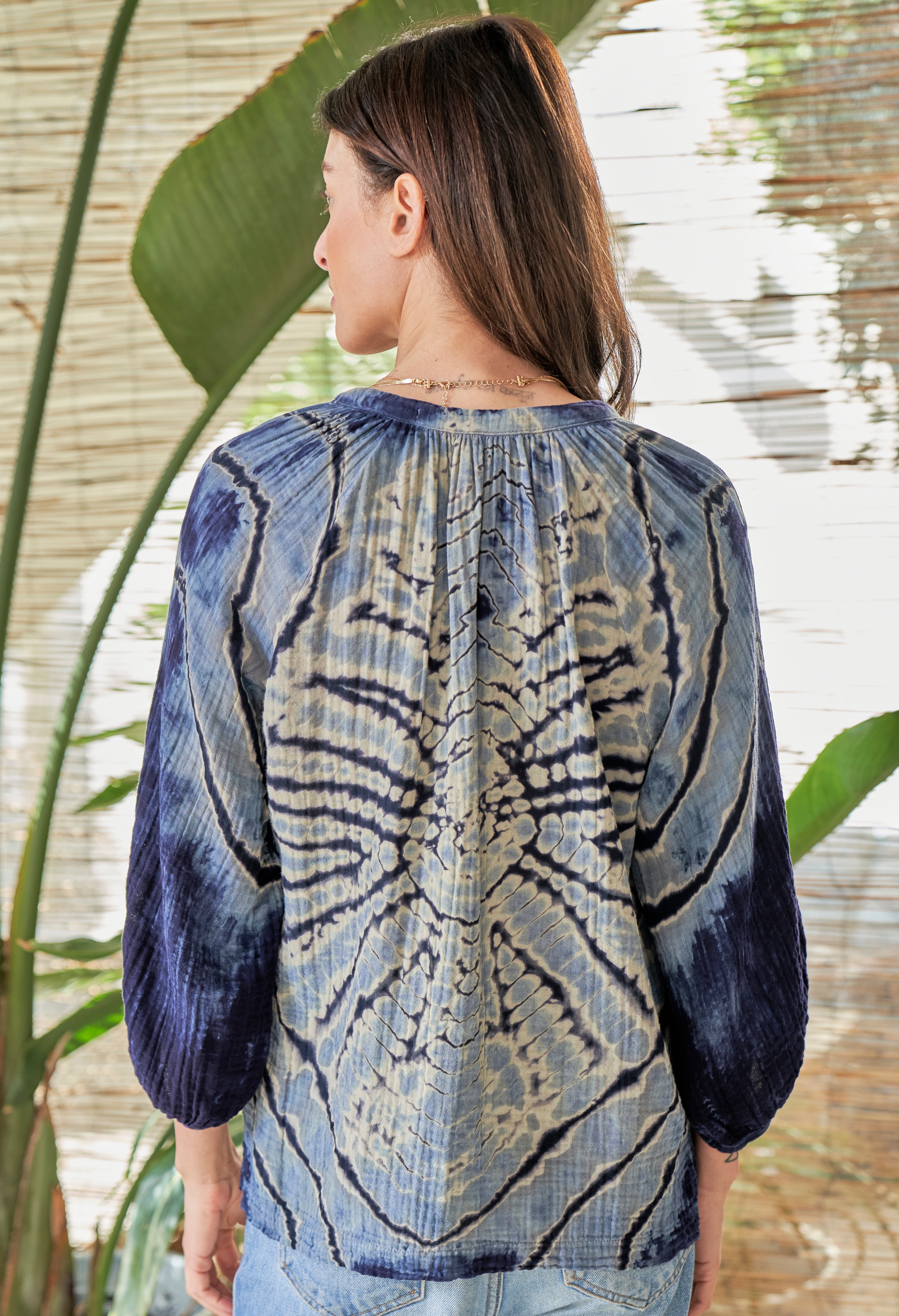 Butterfly Gauze Top