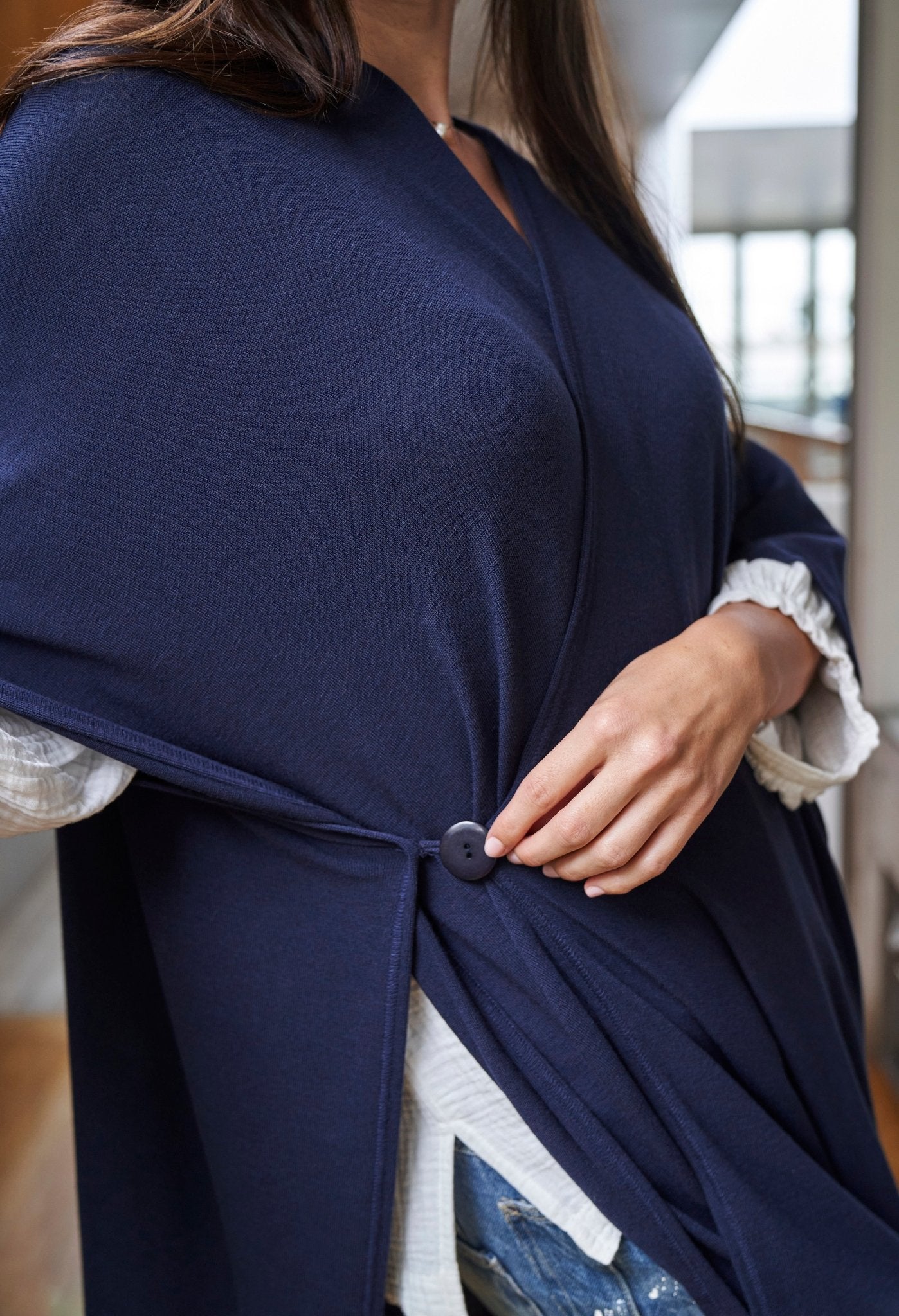 Navy Kimono Cardi - ocean+main